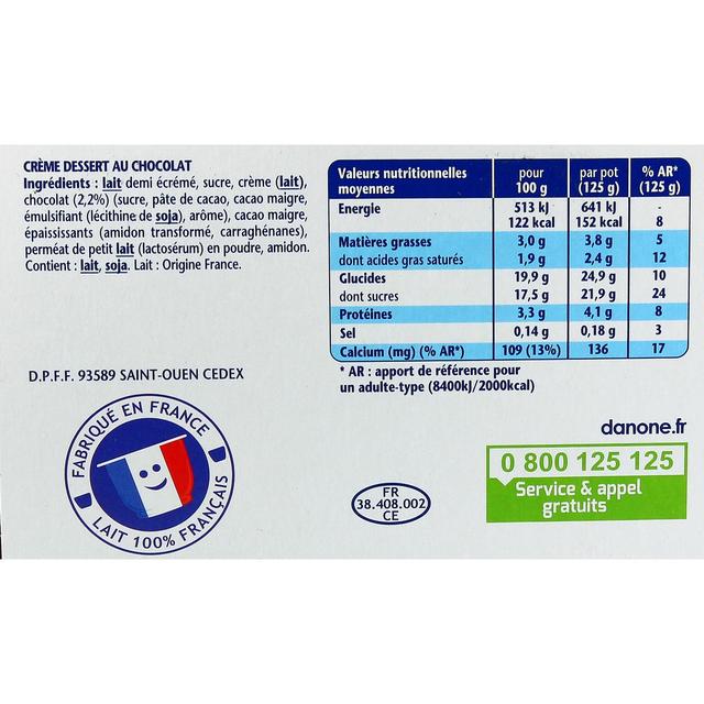 3033491279706 - Danette - Crème Dessert Chocolat