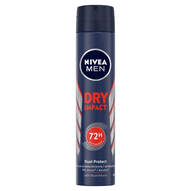 4006000060507 - Nivea Men - Déodorant spray homme Anti-transpirant 0% Alcool Dry Impact