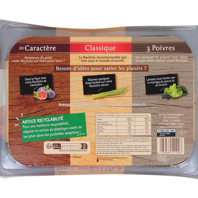 3176584511007 - Richesmonts - Assortiment Fromage à Raclette
