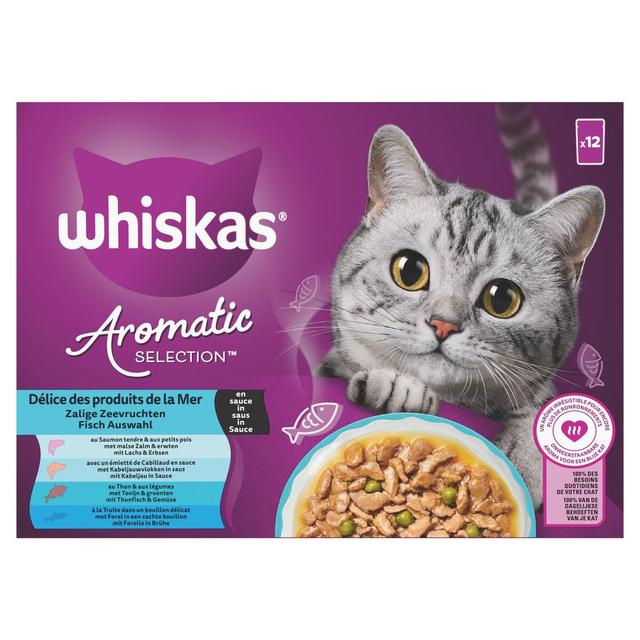 4008429171307 - Whiskas - Sachet en Sauce Délices de Poisson pour Chat Adulte