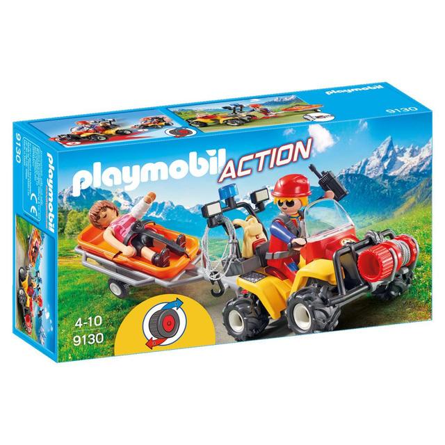 4008789091307 - PLAYMOBIL® Action - Secouriste des montagnes avec quad