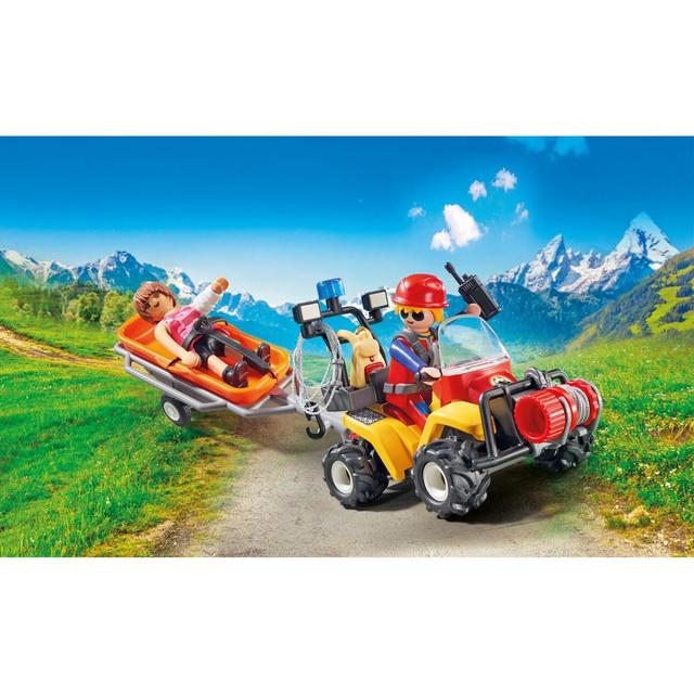 4008789091307 - PLAYMOBIL® Action - Secouriste des montagnes avec quad
