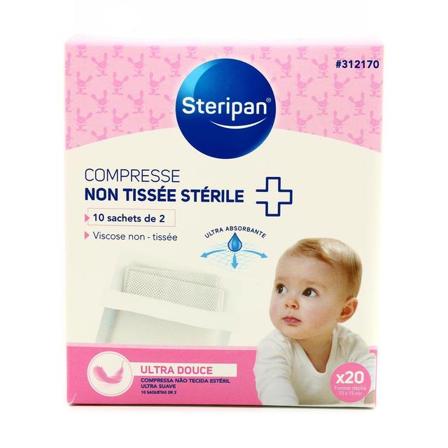 3031443121707 - Steripan - Compresses ultra douces bébé 15x15cm