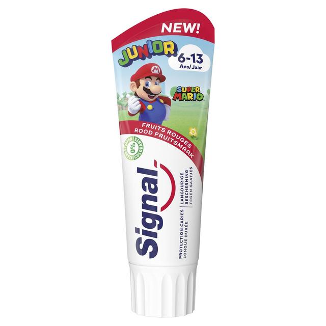 8720181501807 - Signal - Dentifrice Junior Super Mario aux Fruits Rouges 6 - 13 ans