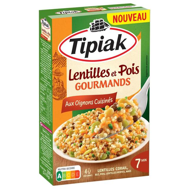 3600900022507 - Tipiak - Lentilles et Pois Gourmands aux oignons cuisinés