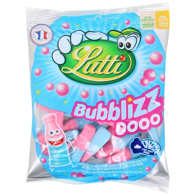 3664346332507 - Lutti - Bubblizz dooo bonbons goût de bubble gum
