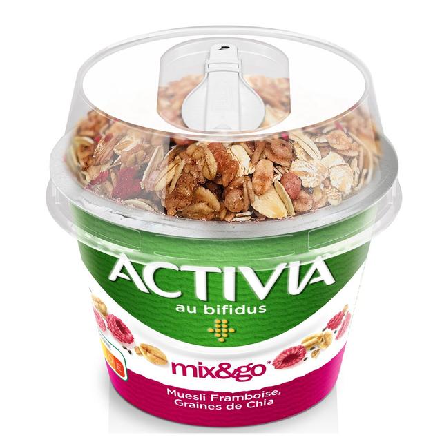 3033491402807 - Activia - Yaourt bifidus muesli framboise chia