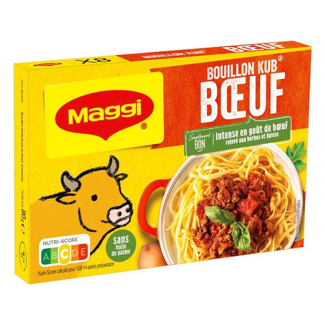 3033710083107 - Maggi - Bouillon Kub boeuf - 8 cubes