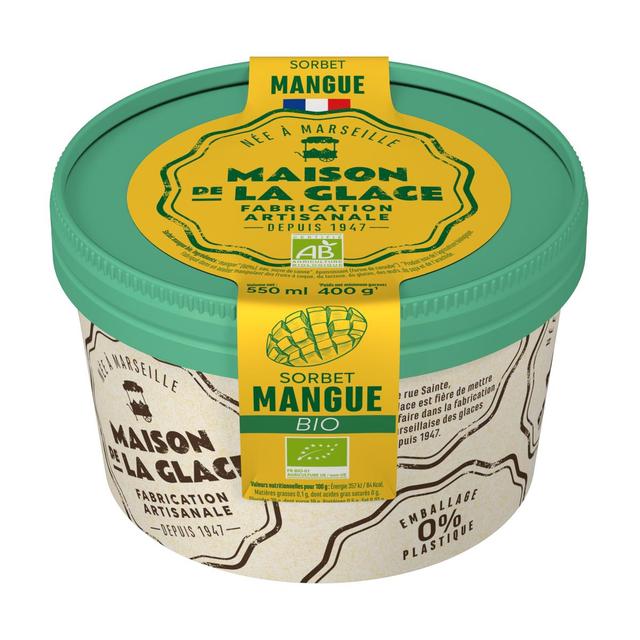 3760124194807 - Maison de la Glace - Sorbet artisanal Mangue Bio