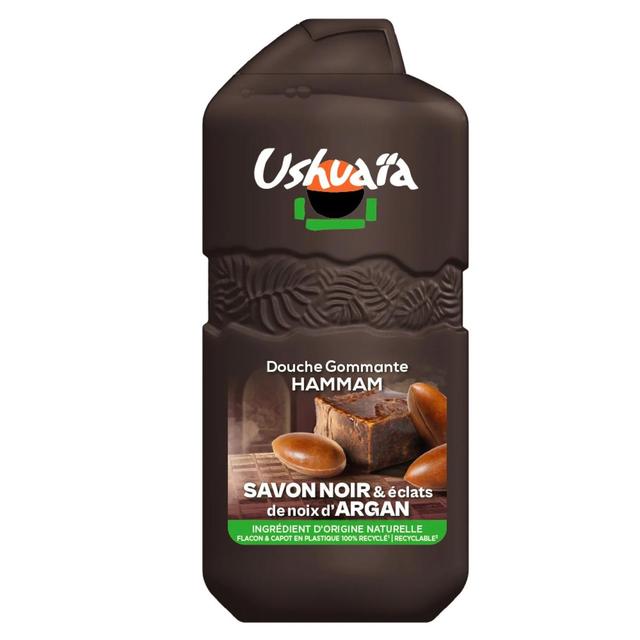 3600551174907 - Ushuaïa - Gel Douche Gommant Hamman au Savon Noir éet Eclats de Noix d'Argan