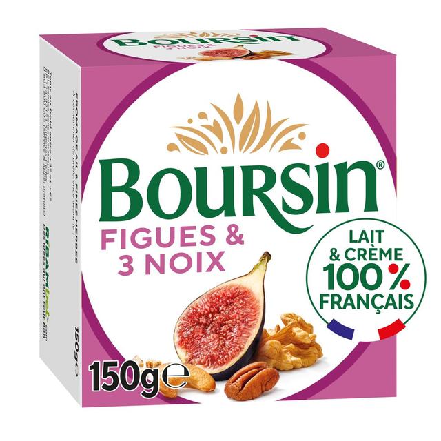 3073781075007 - Boursin - Fromage à tartiner Figue et aux trois noix