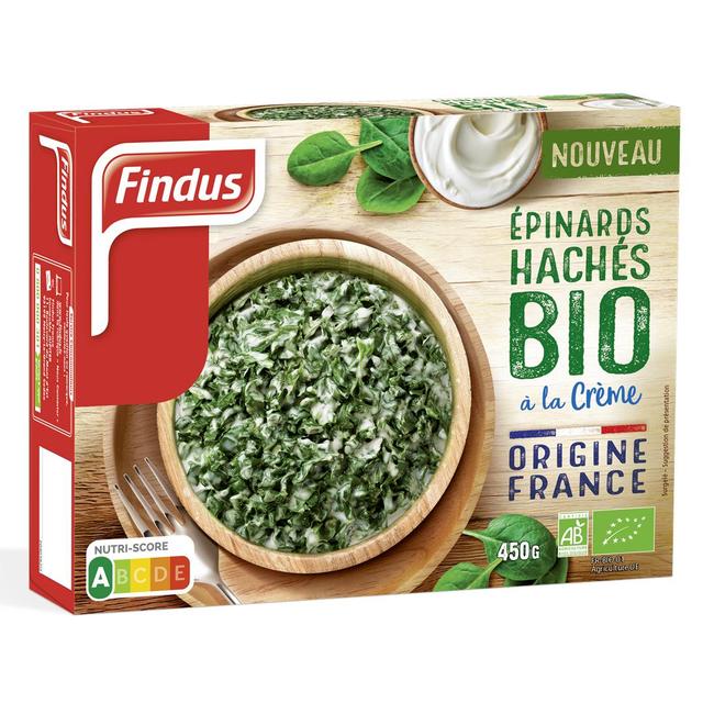 3599741005407 - Findus - Epinards hachés Bio à la crème