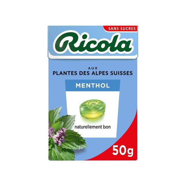 7610700015407 - Ricola - Bonbons aux plantes suisses sans sucre menthol