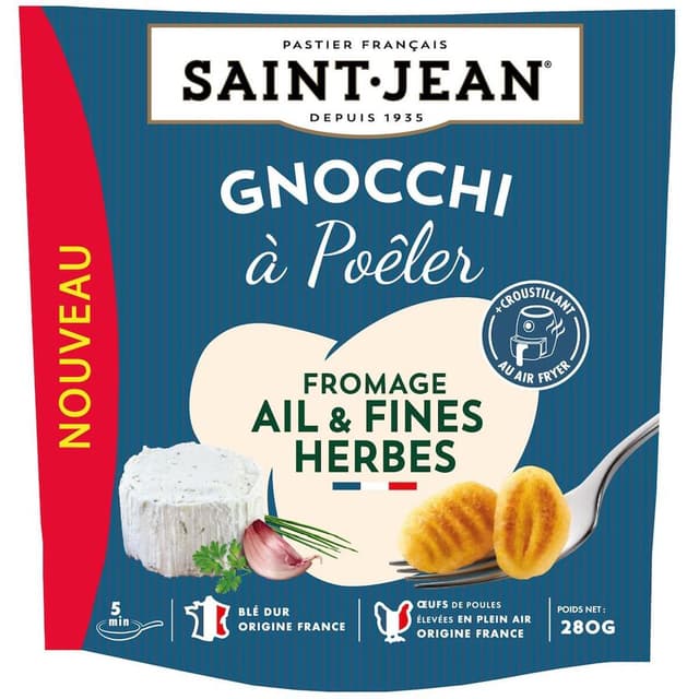 3266140066307 - Saint Jean - Gnocchi à poêler au fromage et ail et fines herbes