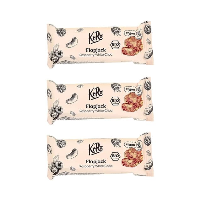 2050000416507 - Koro - Barre d'avoine framboise chocolat blanc bio