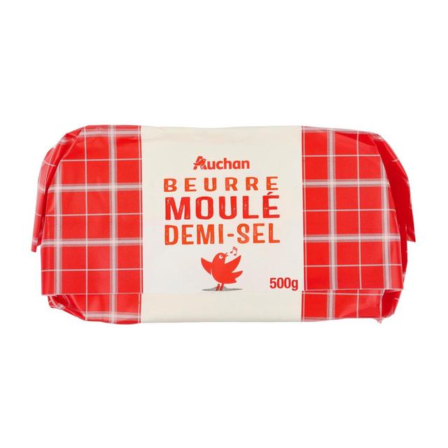 3596710466122 - Auchan - Beurre moulé demi-sel