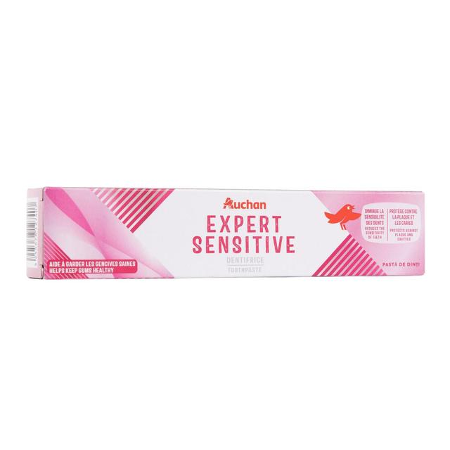 3245678127407 - Auchan - Dentifrice expert sensitive