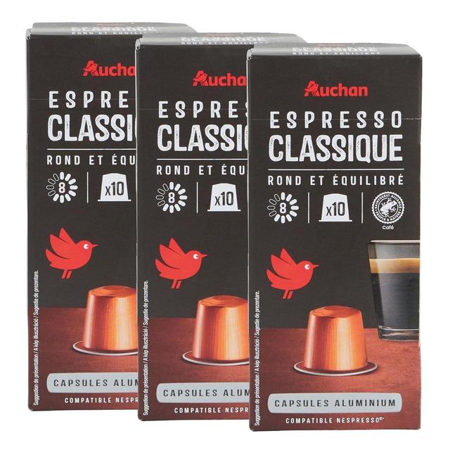 2050000408007 - Auchan - Capsules de café Espresso classico
