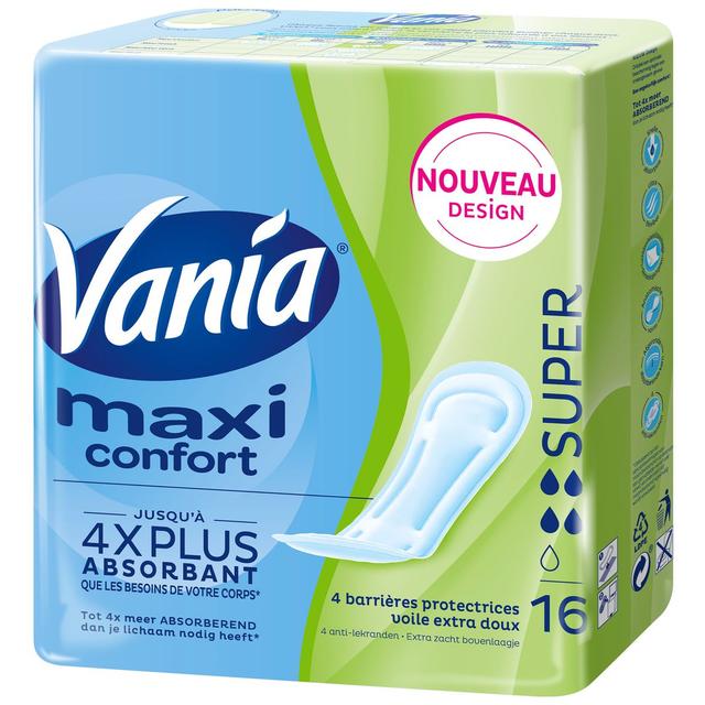 3574661418858 - Vania - Serviettes hygiéniques flux super maxi