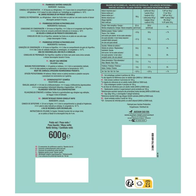 3596710468607 - Auchan - Framboise et myrtille