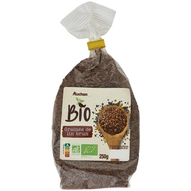 3596710329007 - Auchan BIO - Graines de lin brun Bio