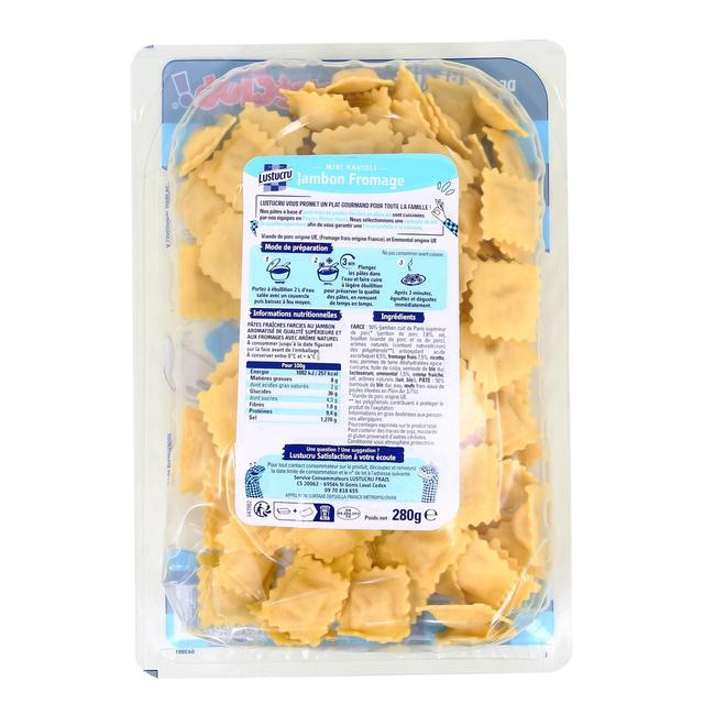 3240931549507 - Lustucru - Mini Ravioli Maxi Fondant Jambon Fromage