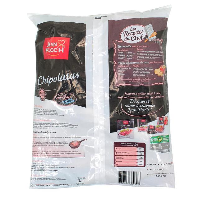 3700190300108 - Jean Floc'h - Chipolatas - Viande de Porc Française