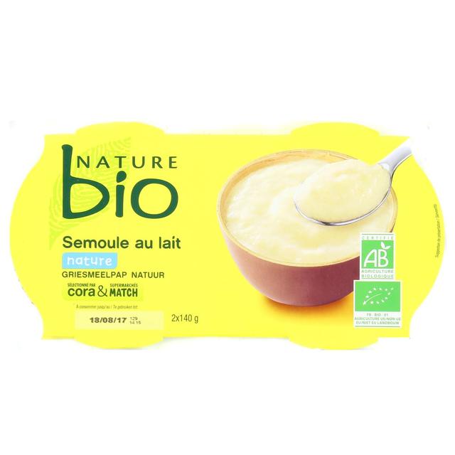 3257982161008 - Nature Bio - Semoule au lait, Bio