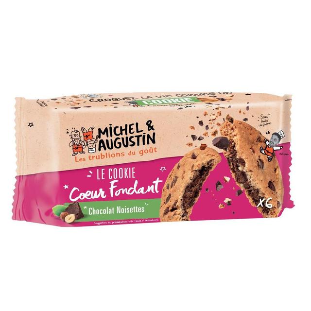 3760122961708 - Michel et Augustin - Cookies coeur fondant chocolat lait noisette