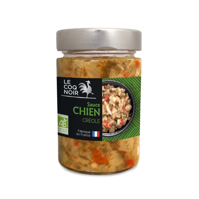3269712402008 - Le Coq Noir - Sauce Chien Créole Bio en bocal