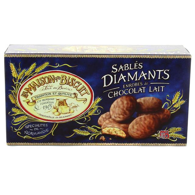 3449610472208 - La Maison Du Biscuit - Sablés diamants enrobés de chocolat au lait