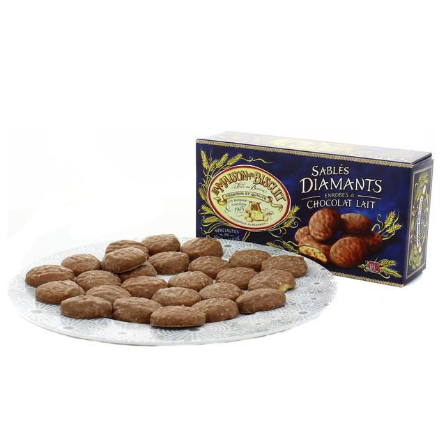 3449610472208 - La Maison Du Biscuit - Sablés diamants enrobés de chocolat au lait