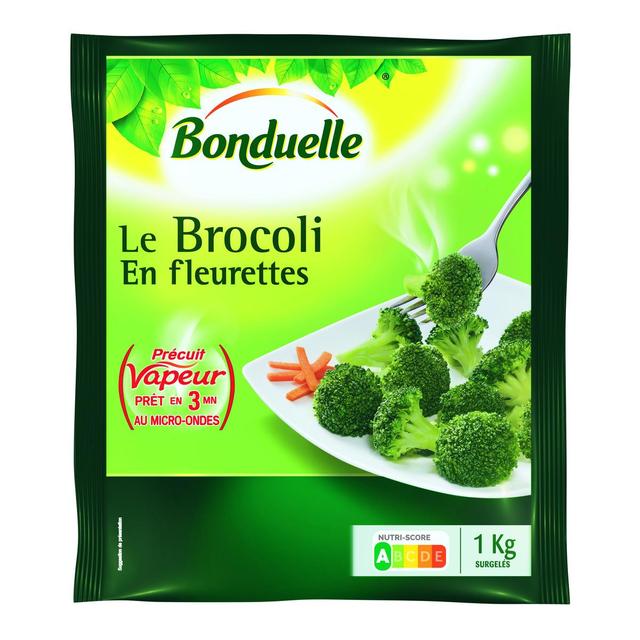 3083681012408 - Bonduelle - Brocolis en petite fleurette précuit vapeur