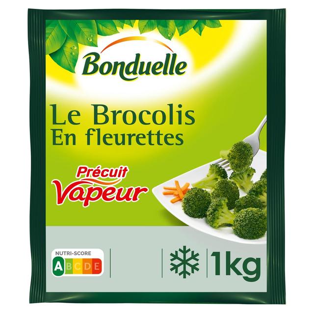 3083681012408 - Bonduelle - Brocolis en petite fleurette précuit vapeur