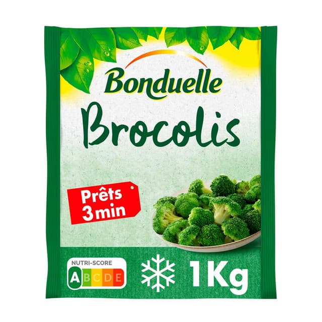 3083681012408 - Bonduelle - Brocolis en petite fleurette précuit vapeur