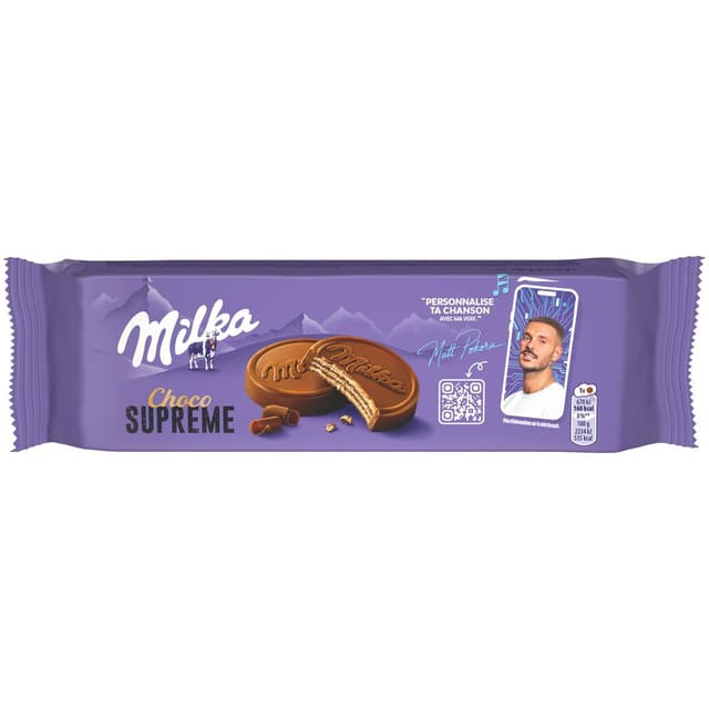 7622300292508 - Milka - Gaufrette enrobée de chocolat Choco suprème