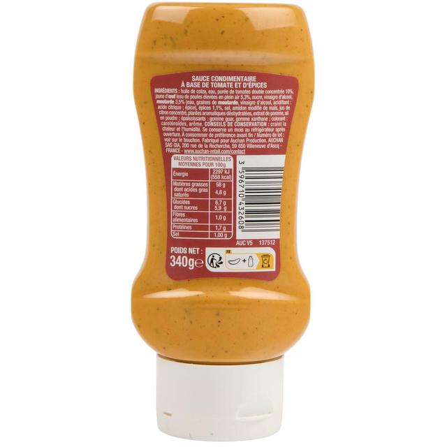 3596710432608 - Auchan - Sauce andalouse flacon souple