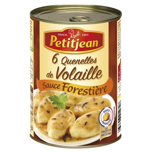 3038353912708 - Petitjean - 6 Quenelles de Volaille Sauce Forestière