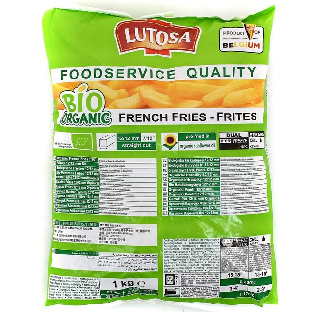 5410376123008 - Lutosa - Frites coupe classique Bio