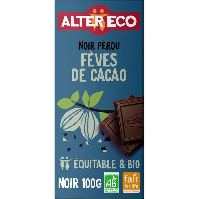 3700214613108 - Alter Eco - Commerce Equitable - Chocolat noir éclats de fèves de cacao Bio