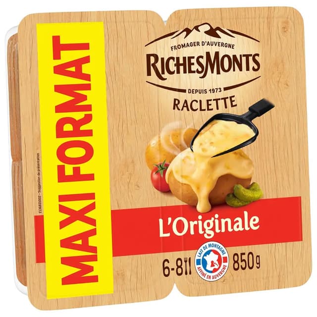 3176584514008 - Richesmonts - Raclette Nature