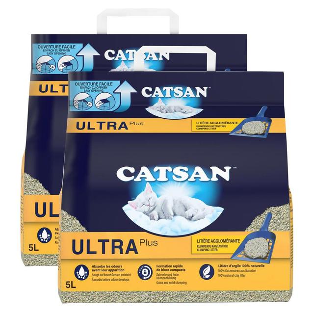 2050000394508 - Catsan - Litière Minérale Agglomérante Ultra Plus pour chat