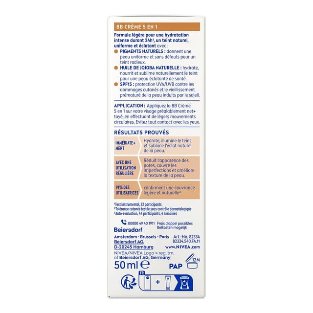 4005808745708 - Nivea - BB Crème de teint 6 en 1 Medium