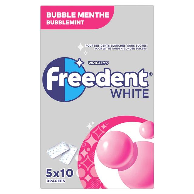 4009900485708 - Freedent - White chewing gum bubble menthe