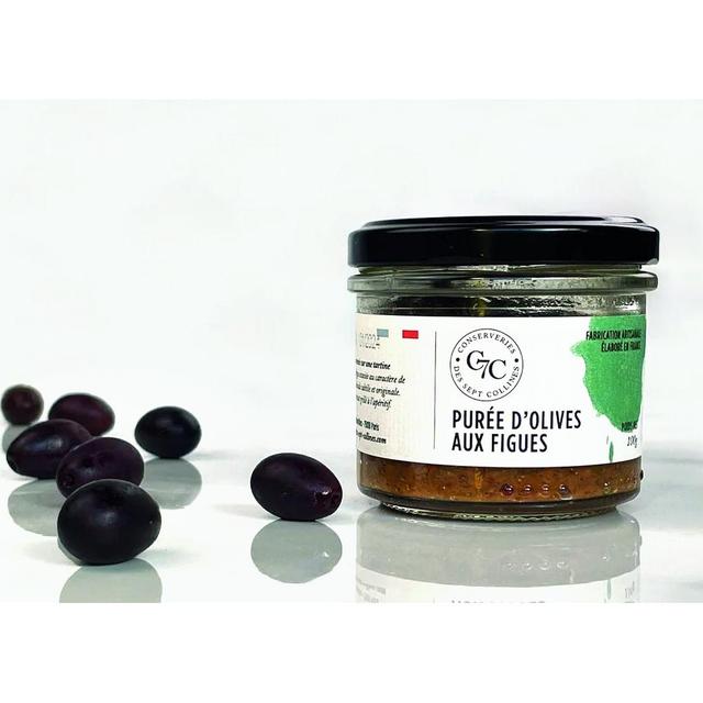 3770014066008 - Sept Collines - Purée d'olives aux figues - Conserverie Artisanale