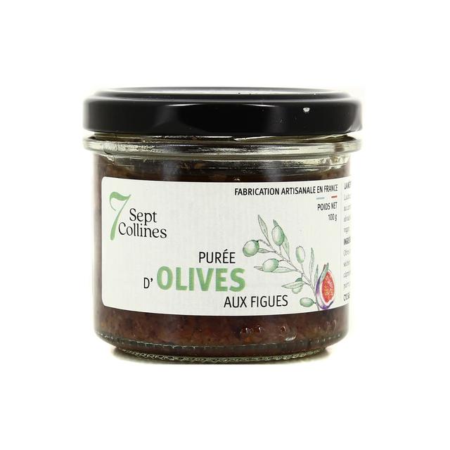 3770014066008 - Sept Collines - Purée d'olives aux figues - Conserverie Artisanale