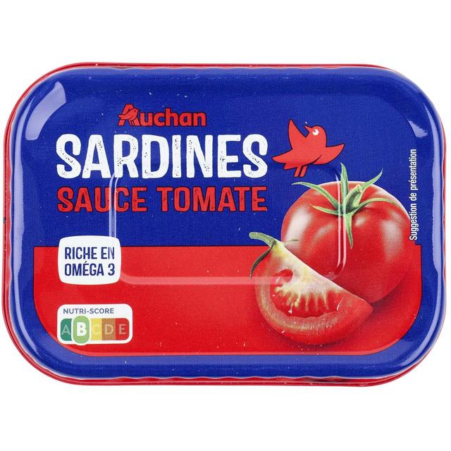 3596710396108 - Auchan - Sardines à la tomate