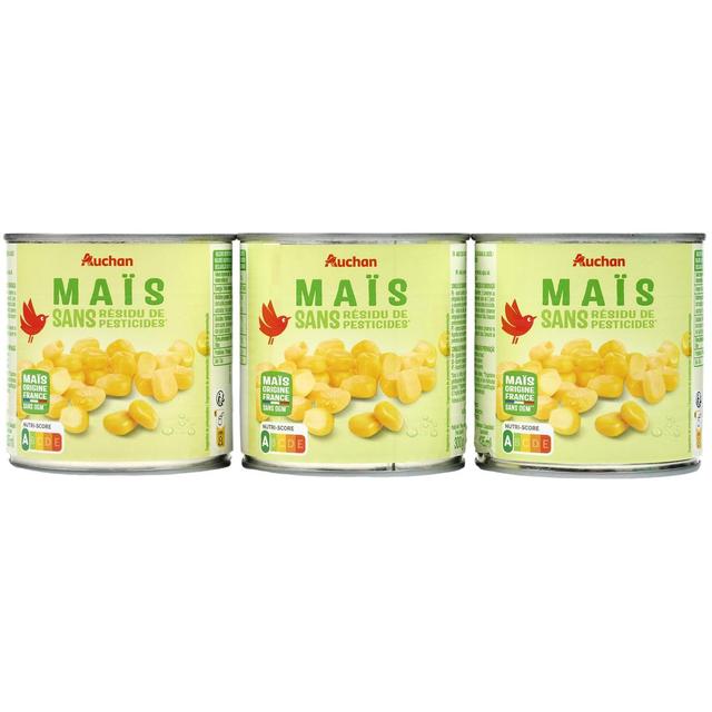 3596710489008 - Auchan - Maïs sans résidu de pesticides