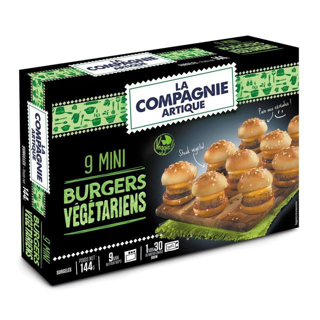 3289471029308 - La Compagnie Artique - 9 Mini Burgers végétariens