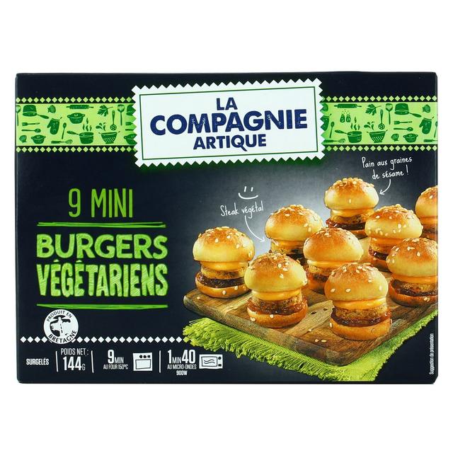 3289471029308 - La Compagnie Artique - 9 Mini Burgers végétariens